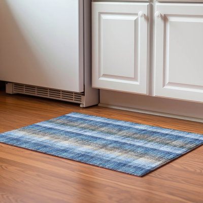 Premium Machine Washable Prisco Denim Rug