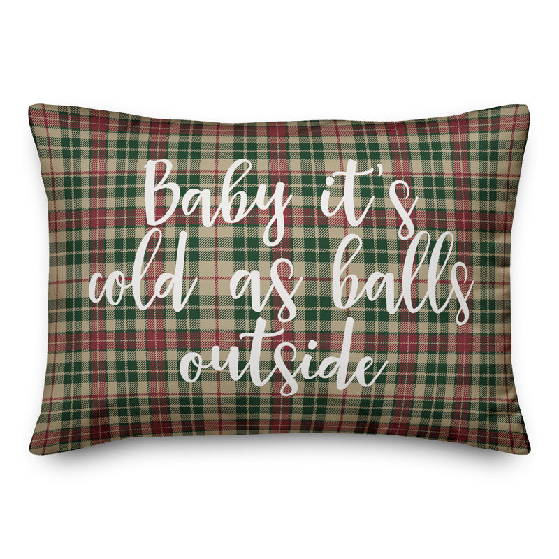  Coussin lombaire en tartan