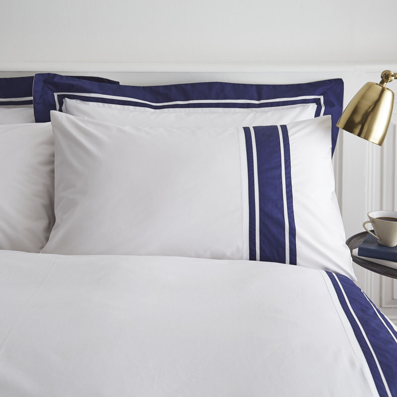 Berkeley White Navy 180 TC, Double