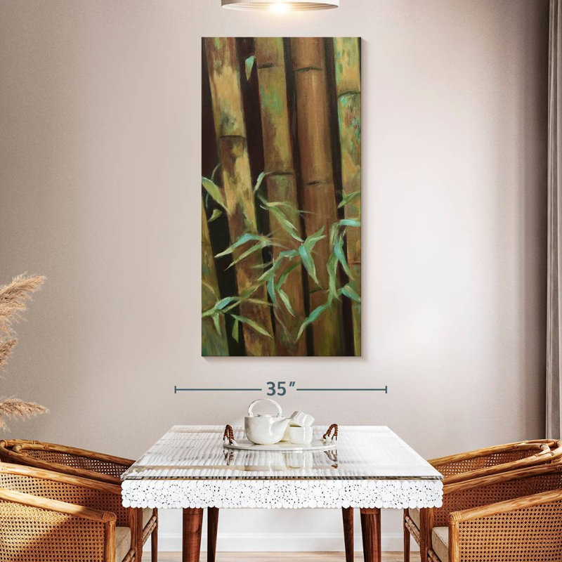 Bamboo Finale I, 54" H x 27" W