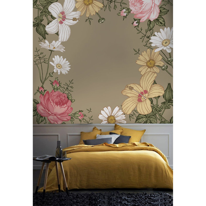 Burdgick Matte Peel & Stick Mural, 312 x 219cm