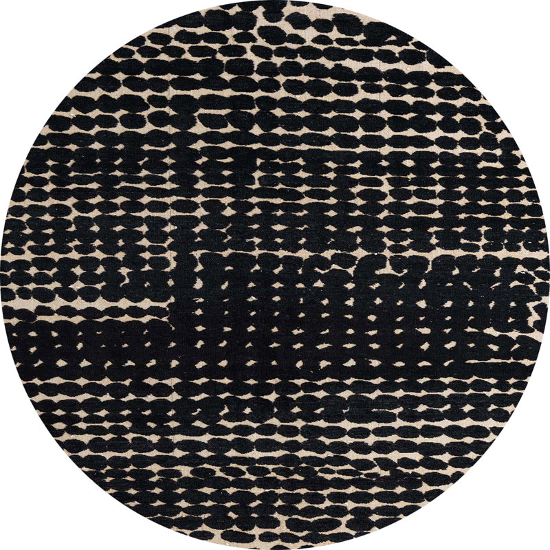 Tapis abstrait moderne 4899, Rond 3 pi