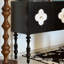 Console rectangulaire en bois massif noir-674386931