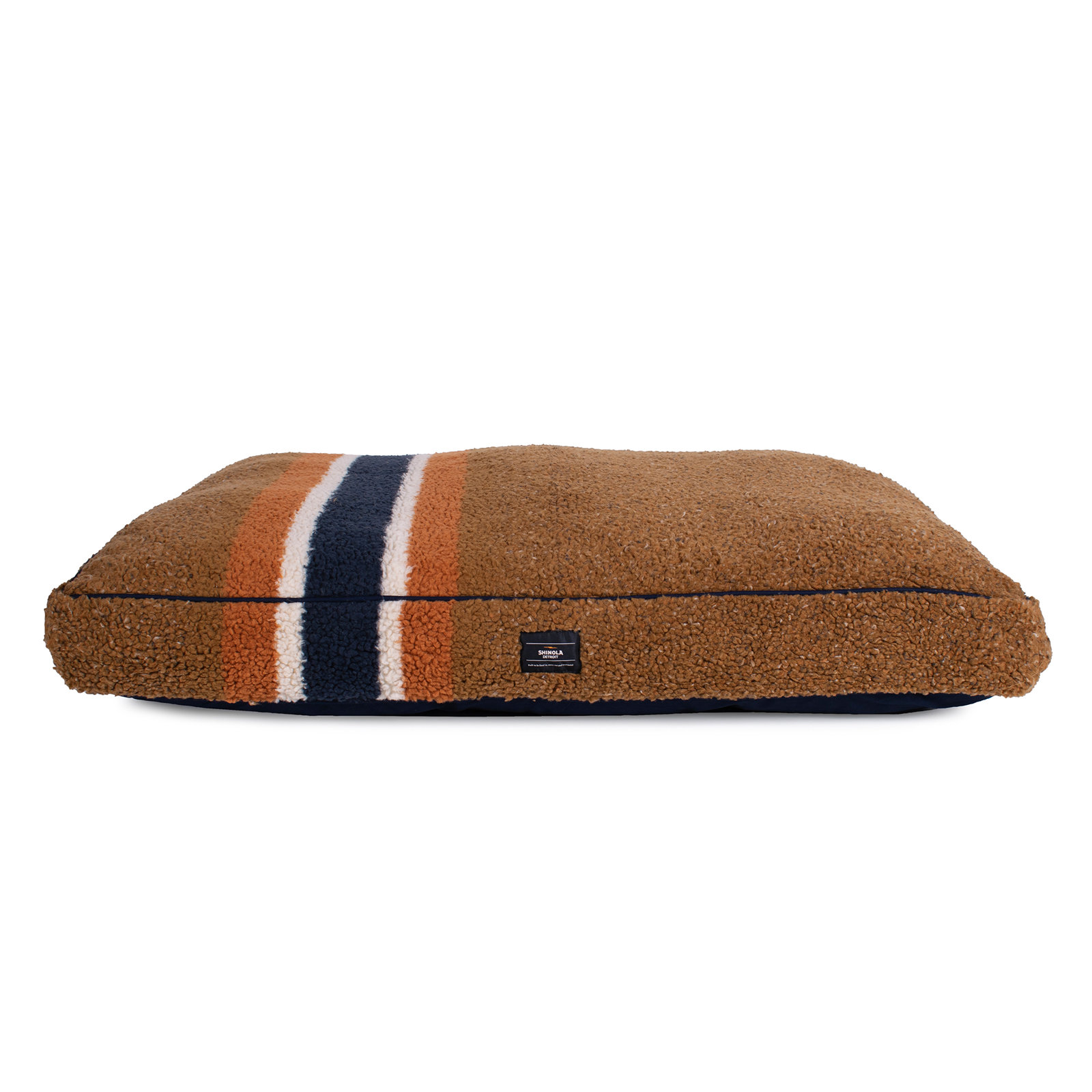 Napper Striped Pet Pillow, Oatmeal, Large (42" W x 30" D x 5" H)