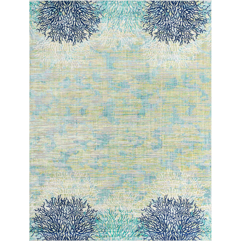 Solana Polypropylene Plastic Rug, Rectangle 9' x 12'