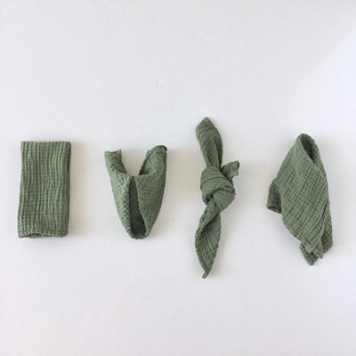 Cotton Napkins – Olive (Set of 4)