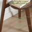 Table d'appoint de salon en bois massif à 2 niveaux avec table d'appoint, table de chevet, table de bout ronde en bois massif, petite table d'appoint à 2 niveaux avec tablette de rangement inférieure