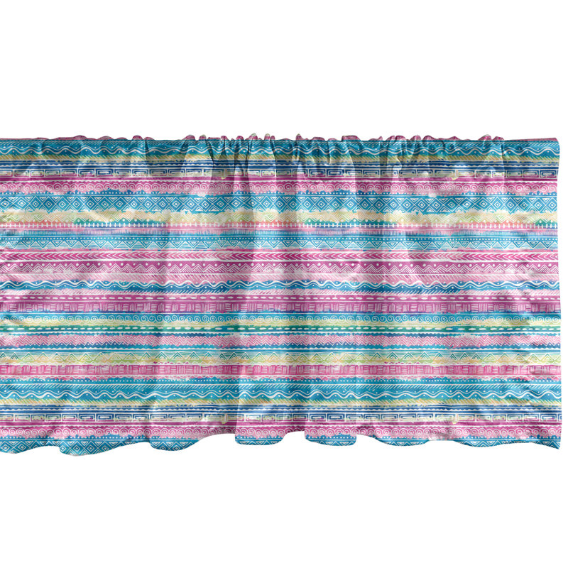 Ensemble de 2 cantonnières Ambesonne Tribal Aztec
