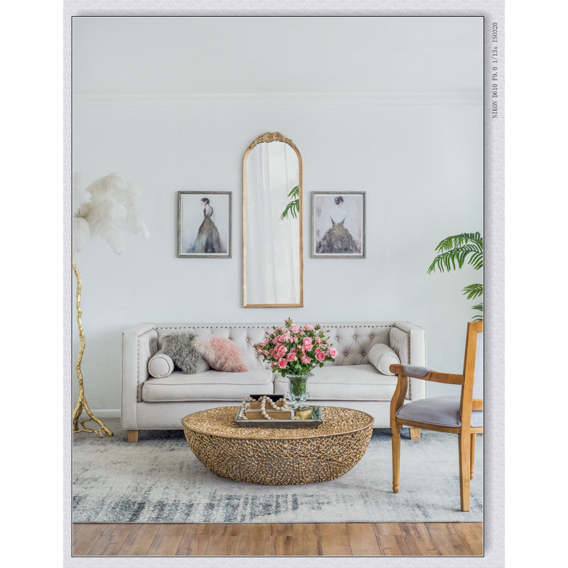 Miroir de plancher 19 po x 56 po, miroir de maquillage complet pour le corps