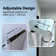 30-31.5 in.W x 72 in.H Pivot Frameless Glass Shower Door