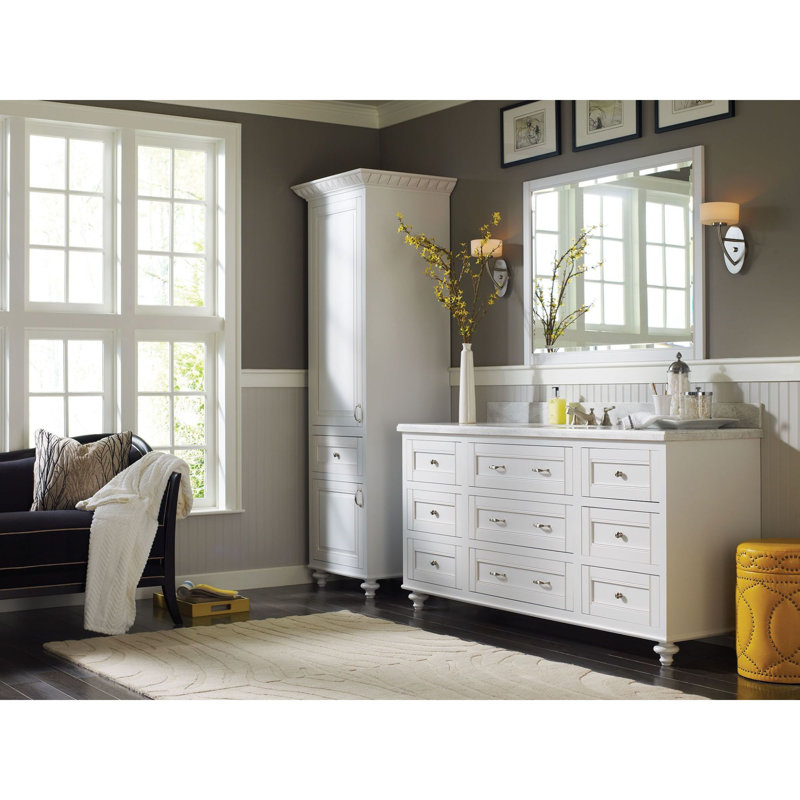 Rothbury Widespread Bathroom Faucet with Drain Assembly, Brushed Nickel