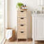 Armoire de salle de bain en chêne 32 po avec 4 tiroirs-138492255
