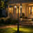 2-heads Outdoor Solar Lamp Post Lights With Dusk To Dawn Sensor