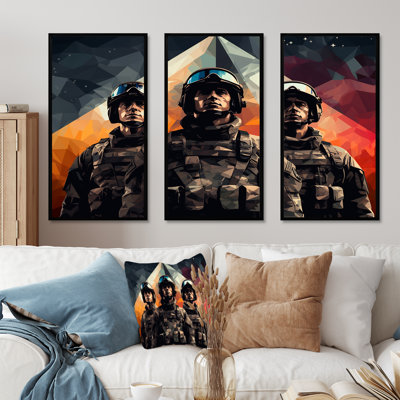 Militaires de précision militaire - Art mural militaire
