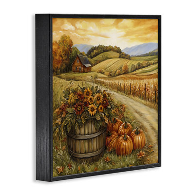 «Pumpkin Farm & Sunflowers», estampe numérique, design by Creative Studio