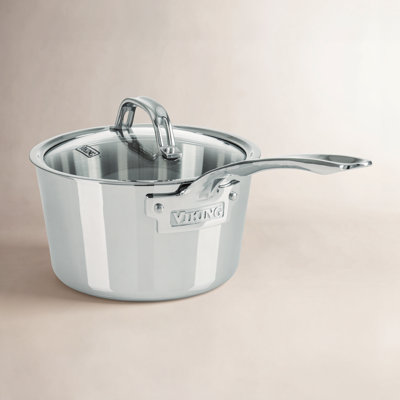 Viking Contemporary 3-Ply Stainless Steel Saucepan