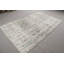 Tapis Oushak vintage rétro vert pour la chambre à coucher avec motif anatolien en laine