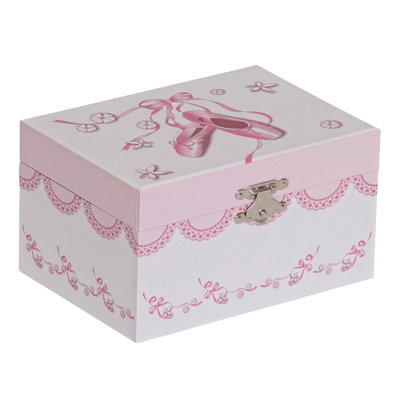 Boîte à bijoux musicale de la fille ballerine