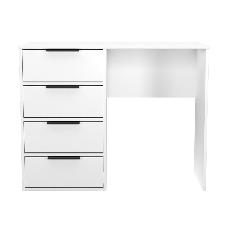 Taeyah 4 Drawer Vanity, White