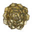 Plaque murale succulente D10x1,4 "