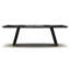 Glass Double Pedestal Dining Table