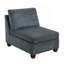 Ensemble de canapé modulaire en chenille gris 6 pièces-1195972615