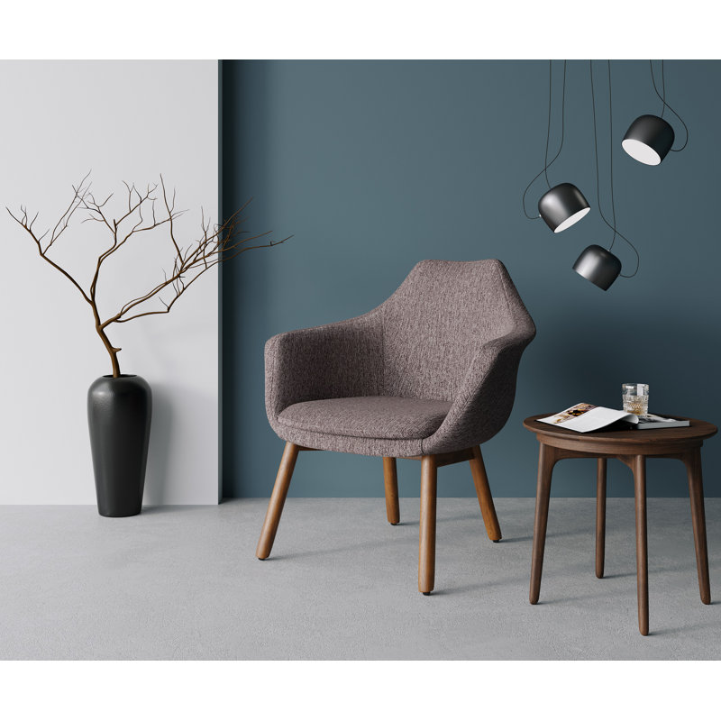 Fauteuil Cronkite Mid-Century, Gris