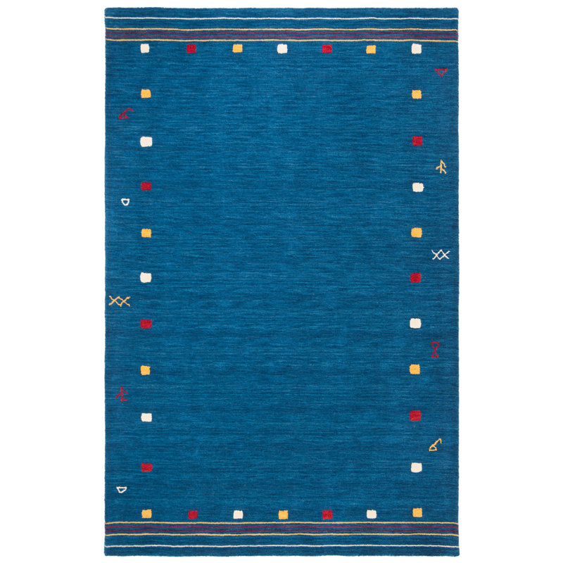 Tapis bleu Danette, Rectangle 6 pi x 9 pi