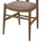 Walnut 5-Piece Round Solid Wood Dining Set