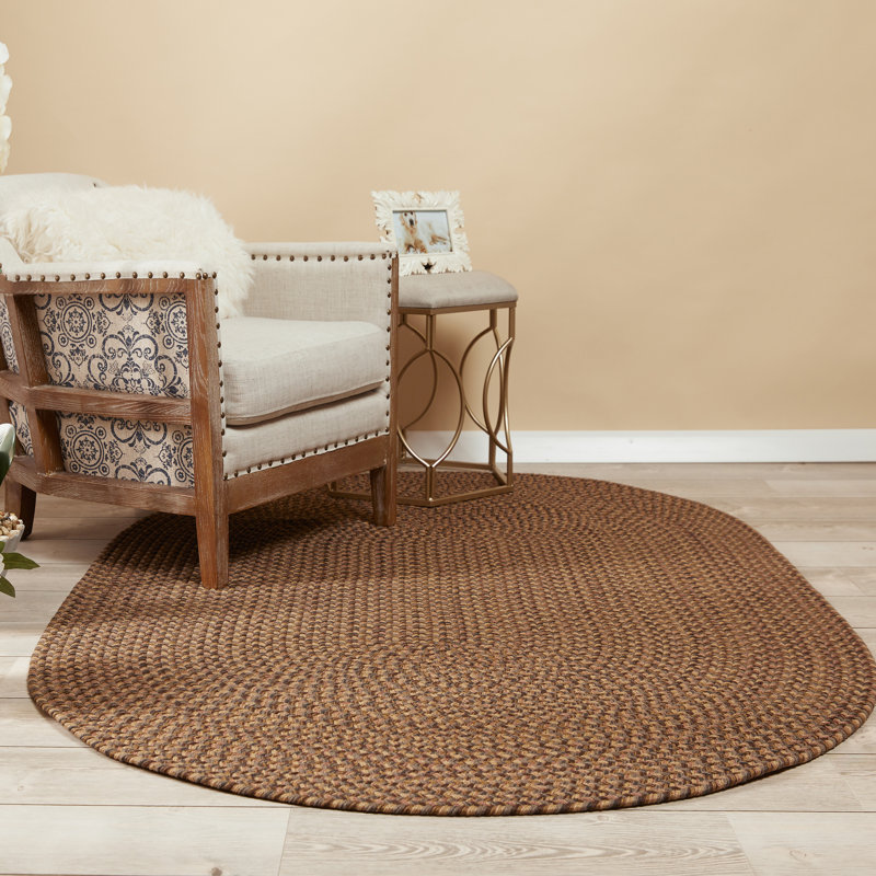 Tapis intérieur / extérieur tressé à la main Elsner, Ovale 2 pi x 3 pi