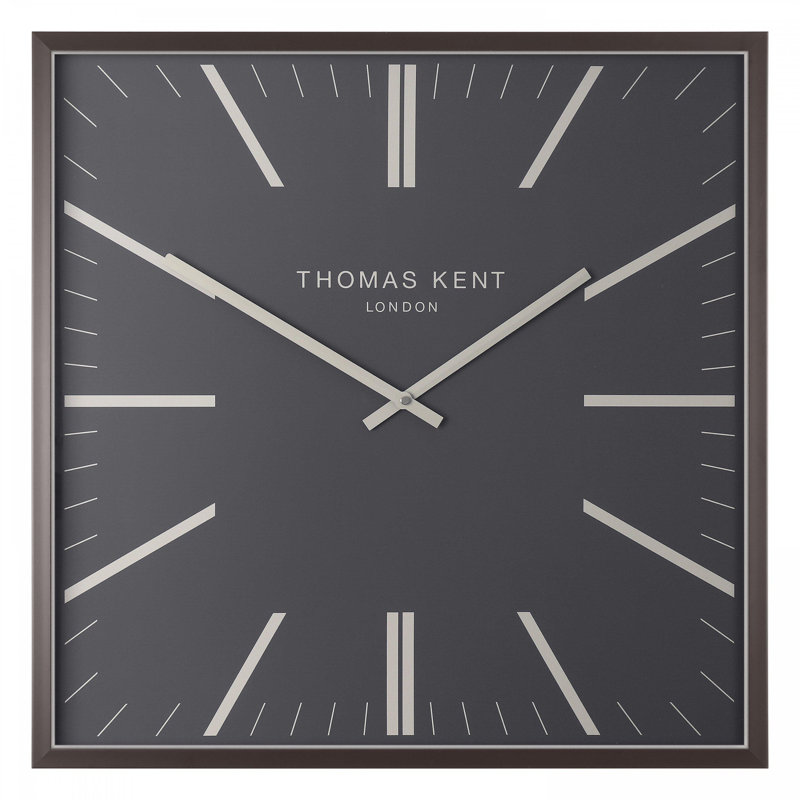Garrick Wall Clock, 61cm H x 61cm W x 4cm D, White