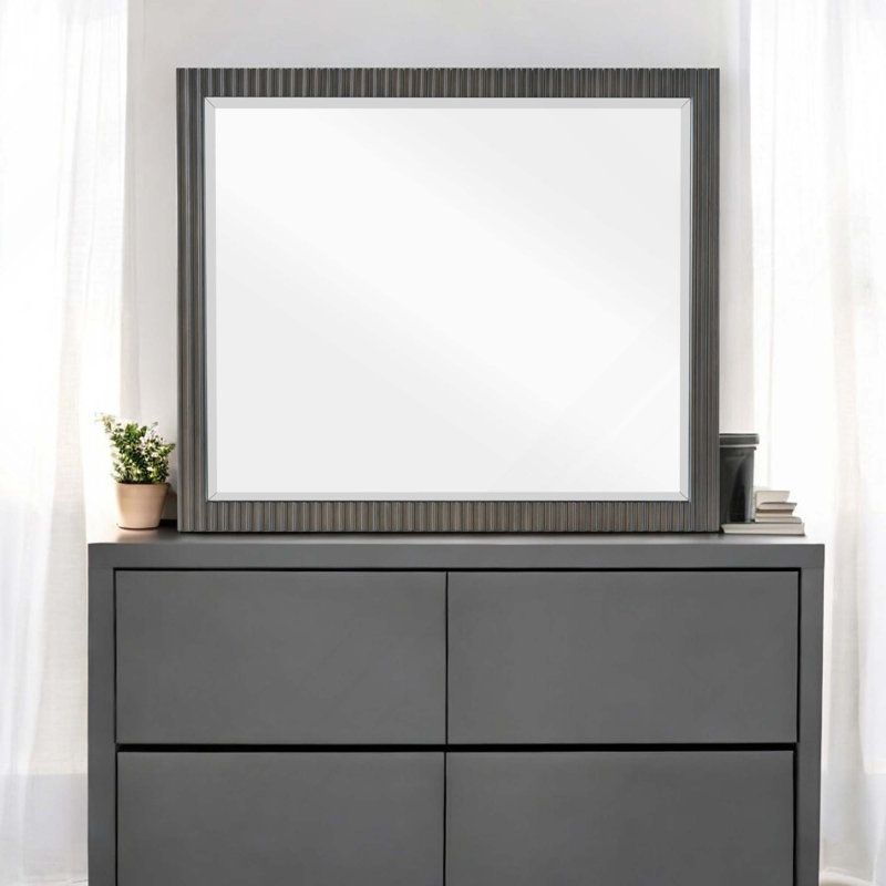 Espresso Finish Mirror