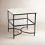 Table de bout en marbre et métal Libertine-63189041