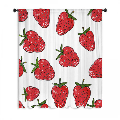 Rideaux de fenêtre Strawberries