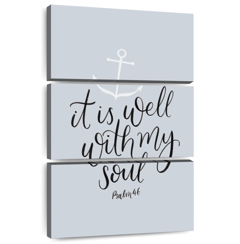 Tergel It Is Well With My Soul, H 38 po x l 24 po