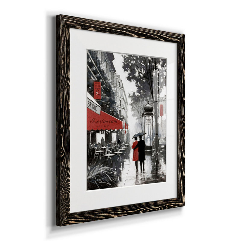 Vue de l'empire - reproduction d'art, H 20 po x l 17 po x P 1 po, Papier encadré noir, Blanc