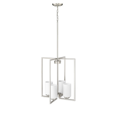 Luminaire suspendu conique à 4 lumières Yariely