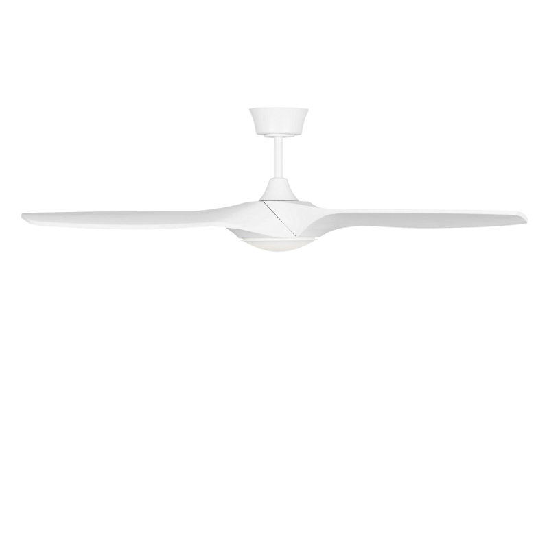Selen Smart LED Ceiling Fan, 52" Wide, Matte White, Matte White
