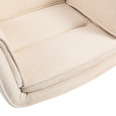 Cross Swivel Desk Chair With Wheels And 5 - Gear Adjustable , Beige Cat Scratch Fabric Ergonomic For Home Office Primary Living Space, Foldable Various Modes, Height Work Adaptation Pattern, Wheels,