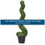 120cm Faux Moss Topiary in Pot