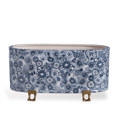 Scalamandre Maison Porcelain Pot Planter