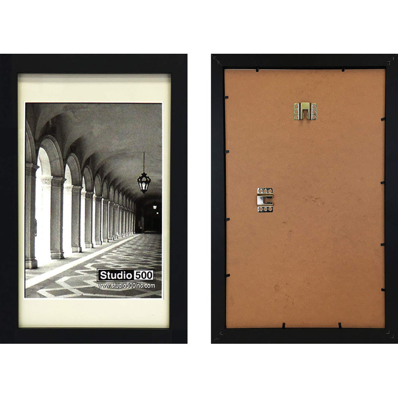 Cadre photo moderne et contemporain, Noir mat, 17 po x 11 po, 6