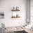 Sydney Floating Shelves, 16 inches Wood Wall Mounted Shelves, 6" Depth-552897999