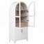 Armoire de garde-manger arquée avec tablettes de porte-540378670