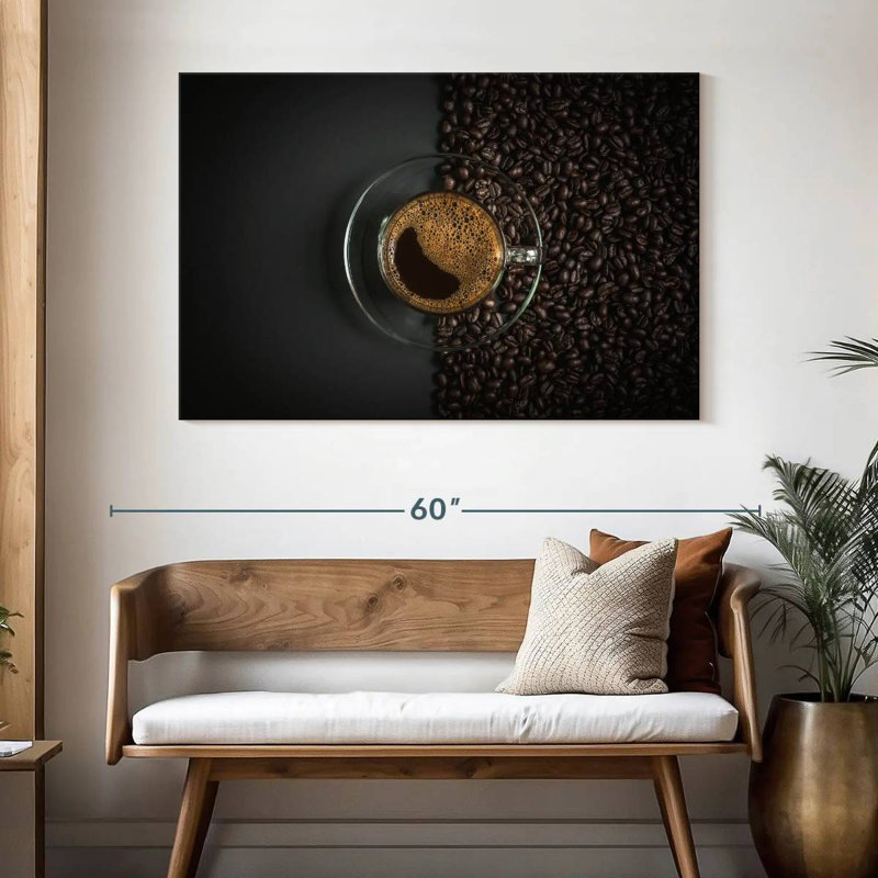 Yarlin Simple Coffee, 32" H x 48" W