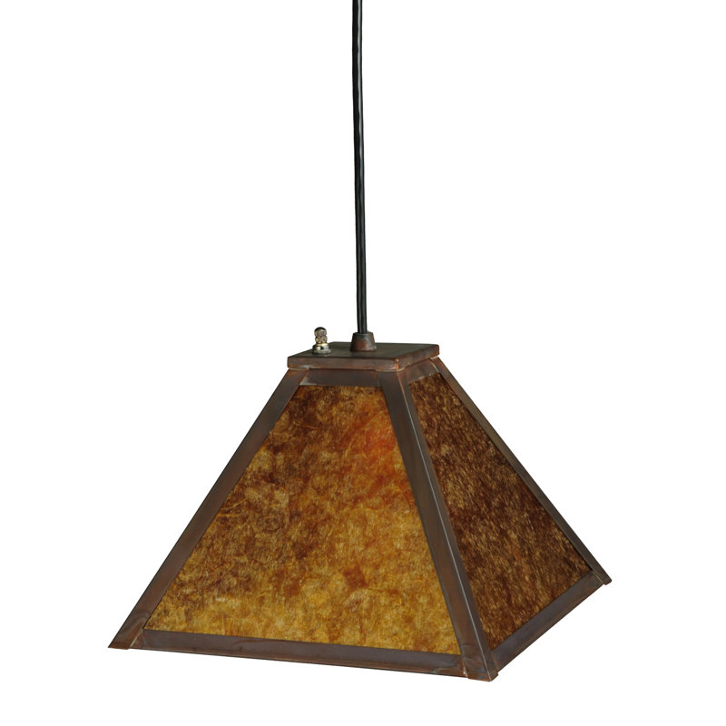 Rustic Lodge 1 - Light Pendant, 12" H x 12" W x 12" D