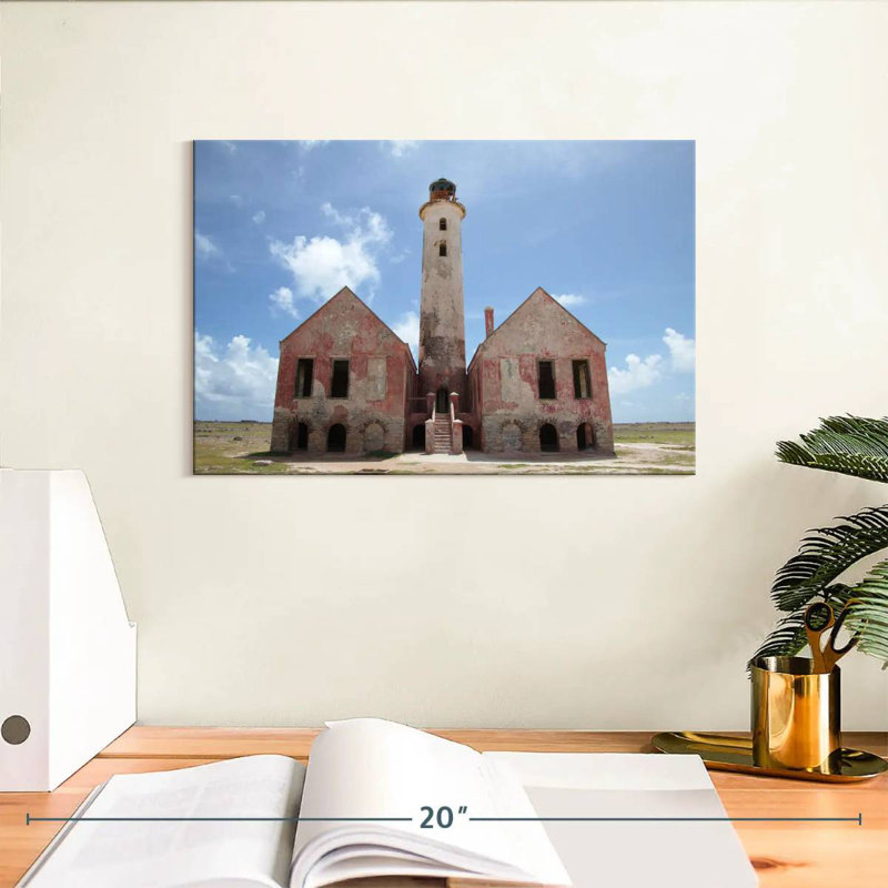 Petit phare de Curaçao, H 8 po x l 12 po