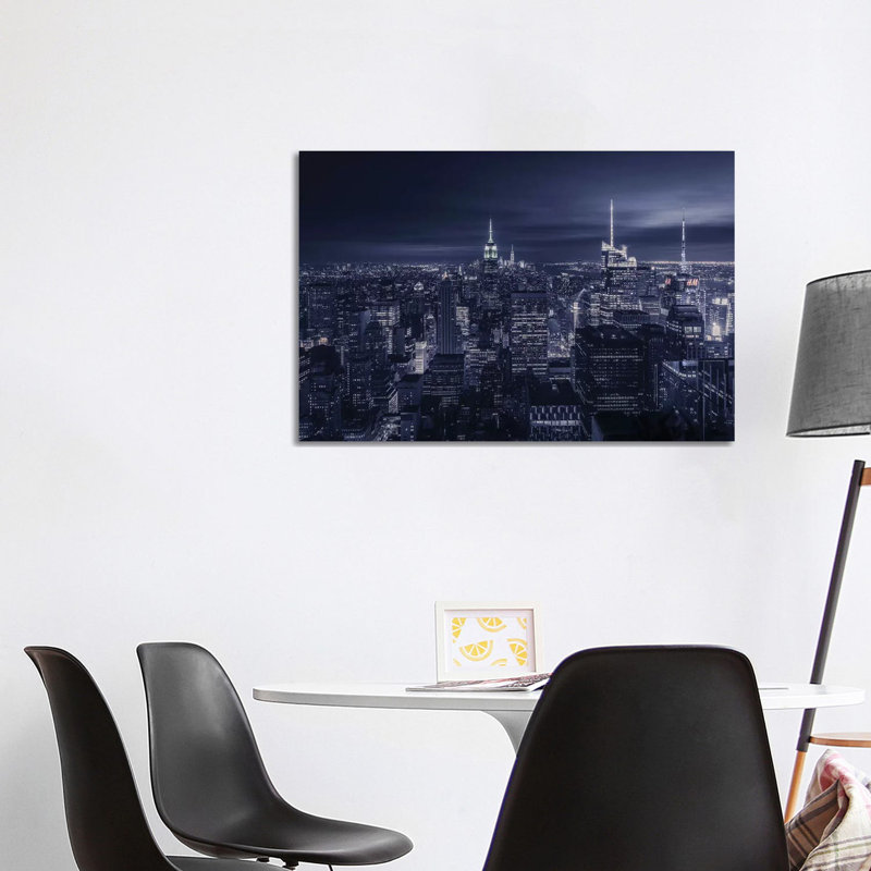 Blue City by Jorge Ruiz Dueso - Wrapped Canvas Print, 101.6 cm H x 66.04 cm W