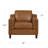 Pearlena Top Grain Leather Chair-1420099561