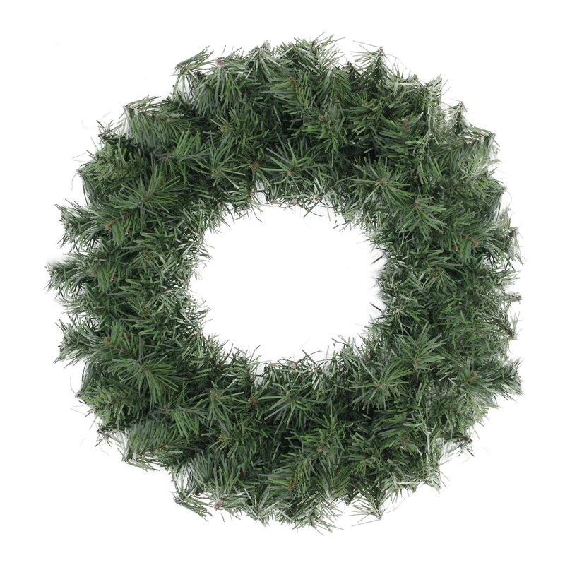 Canadian Pine Mini Artificial Christmas Wreath 12-Inch Unlit